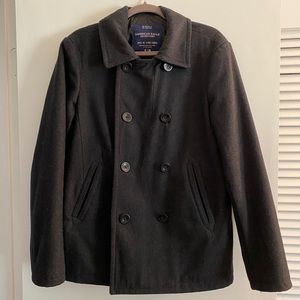 American Eagle Charcoal Peacoat